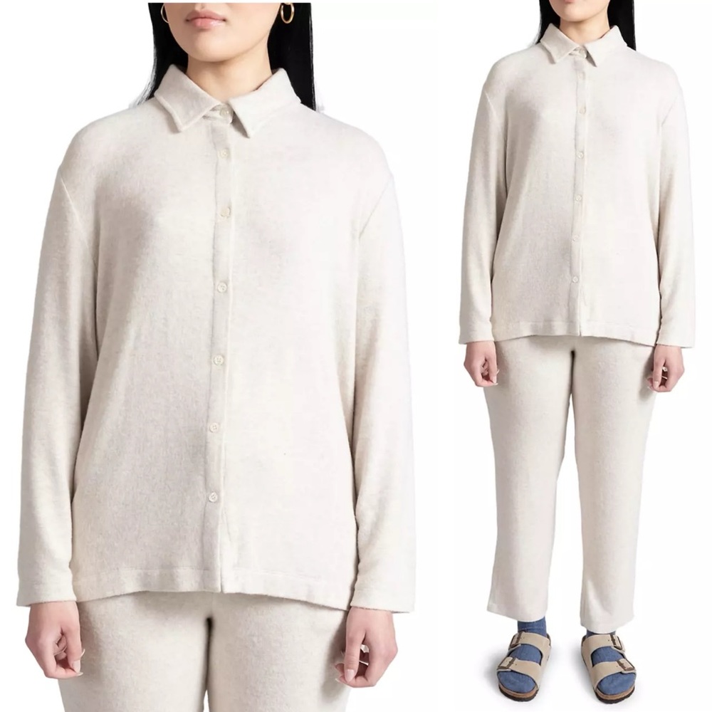 Leset Lori Button Down + Drawstring Pant Set - image 1